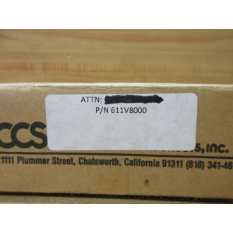 Custom Control Sensors 611V8000 CCS Vacuum Switch