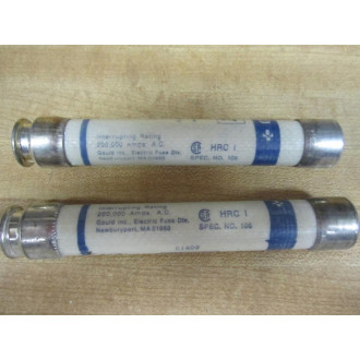 Gould Shawmut Ferraz FTS3R Mersen Falt-Trap Fuse Tested (Pack of 2) - New No Box