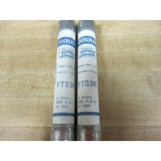 Gould Shawmut Ferraz FTS3R Mersen Falt-Trap Fuse Tested (Pack of 2) - New No Box
