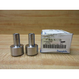 Swagelok SS-8-TA-1-12W Tube Adapter SS8TA112W (Pack of 2)