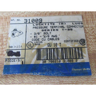 Thomas And Betts 31009 Locktite Lug 100-125N - New No Box