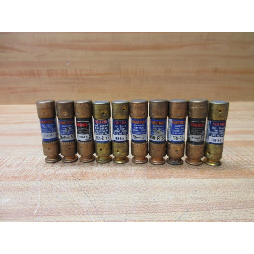 Bussmann FRN-R-5 Bussmann Fuse Cross Ref 1A689 (Pack of 10) - Used