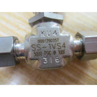 Swagelok SS-1VS4 Integral Bonnet Needle Valve SS1VS4 - New No Box