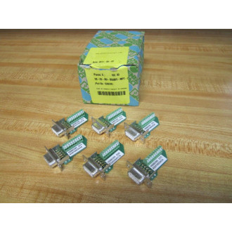 VS-09-BU-DSUB9-MPT-0.5 D-Sub Connector VS09BUDSUB9MPT05 (Pack of 6)