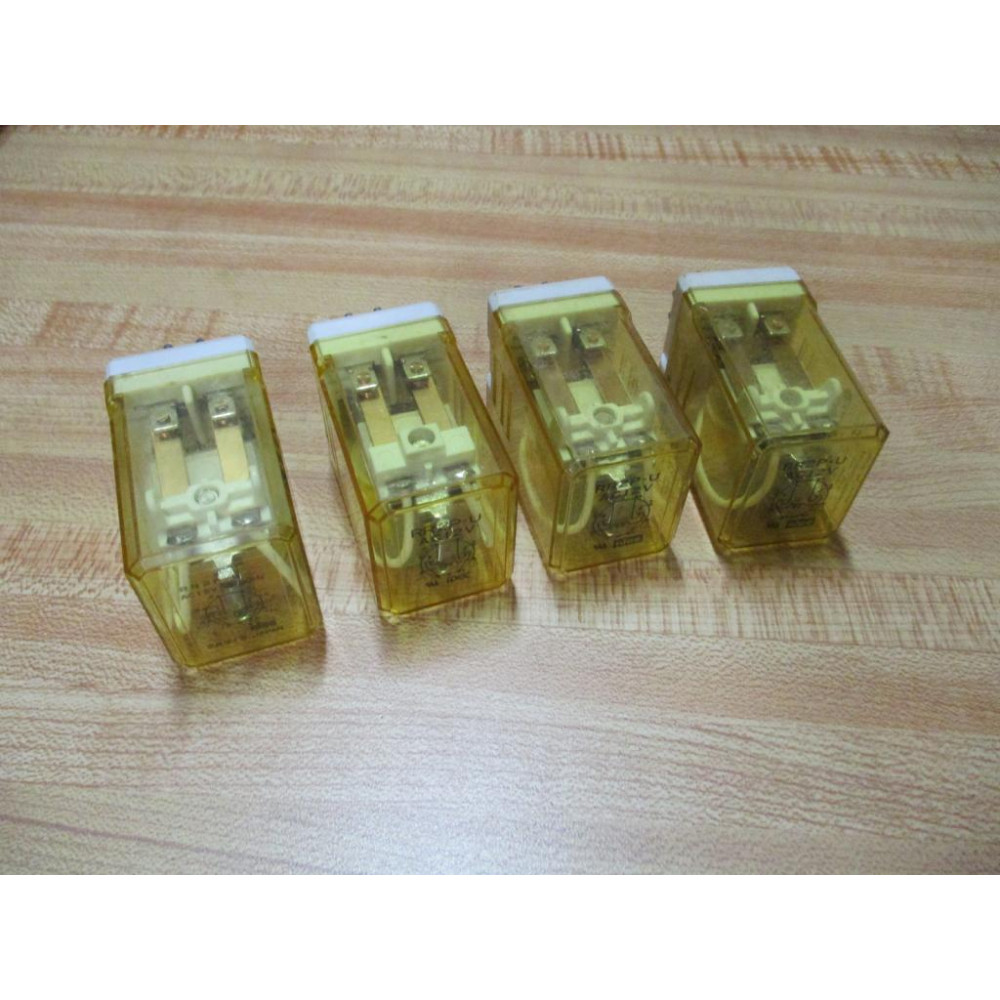 IDEC RR2P-UAC12V Relay RR2PUAC12V (Pack of 4) - Used