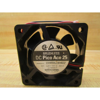 Sanyo Denki 109R0624H402 Pico Ace 25 Fan I09R0624H402 (Pack of 3) - Used