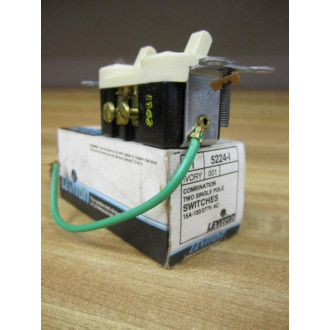 Leviton 5224-I Combination Switch 5224I