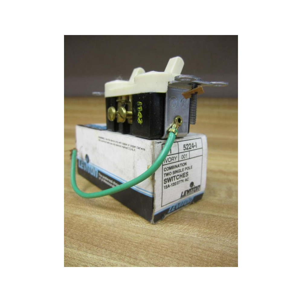 Leviton 5224-I Combination Switch 5224I