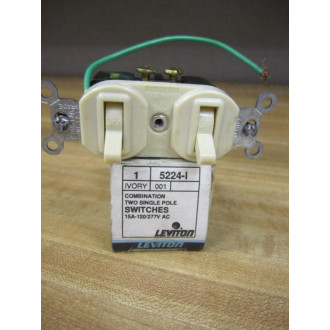 Leviton 5224-I Combination Switch 5224I
