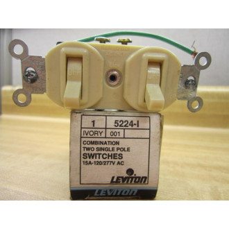 Leviton 5224-I Combination Switch 5224I