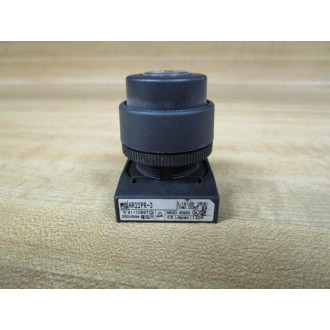 Fuji Electric AR22PR-3 Selector Switch AR22PR3 WO Key - Used