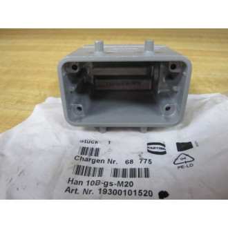 Harting Han-10B-gs-M20 Connector Housing Hood  19300101520