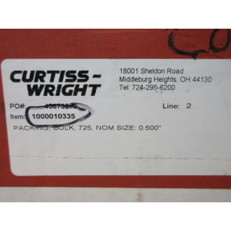 Curtiss-Wright 1000010335 Packing 725 5 Pounds