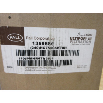 Pall HC7500SKT8H Ultipor III Filter Element 1359686