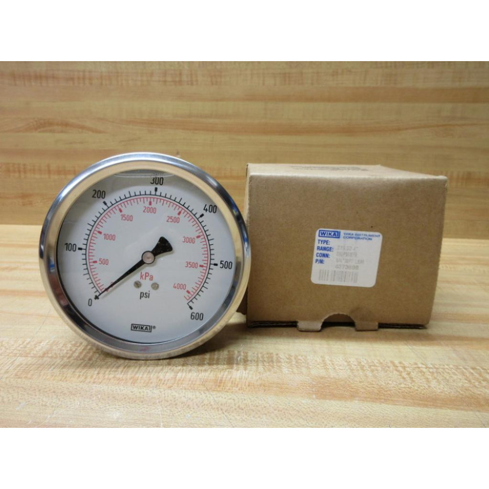 Wika 4373886 Pressure Gauge 213.53 4"