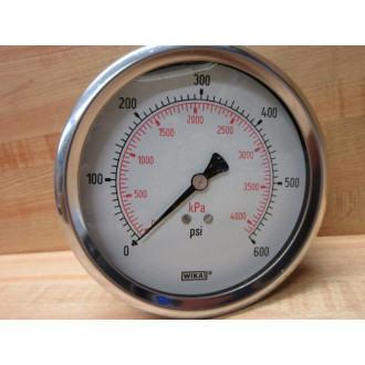 Wika 4373886 Pressure Gauge 213.53 4"