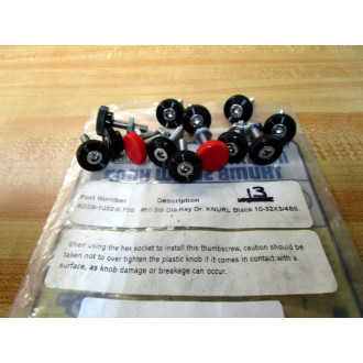 Shear-Loc K02B-1032-0.75S Thumbscrew Knob K02B1032075S