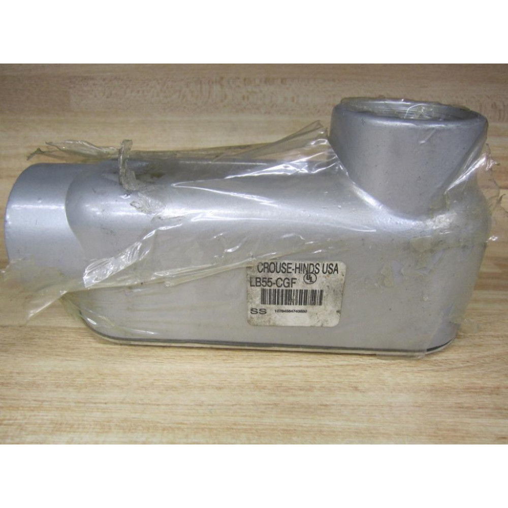 Crouse & Hinds LB55-CGF Die Cast Aluminum Conduit Outlet  Type LB Body