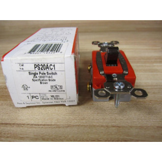Pass & Seymour PS20AC1 Single Pole Switch