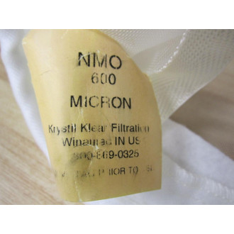 Krystil Klear Filtration NMO 600 Filter Bag NMO600 - New No Box