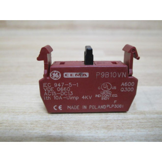 General Electric P9B10VN Contact Block - New No Box