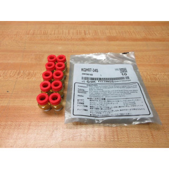 SMC KQH07-34S One Touch Fitting NKQB16B (Pack of 10)