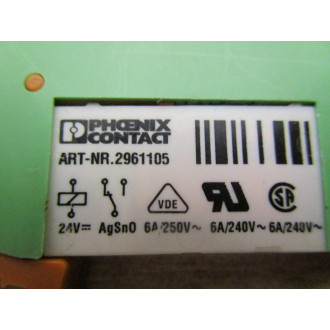 Phoenix Contact PLC-BSP-24DC21 Terminal Block 2961105 (Pack of 3) - New No Box