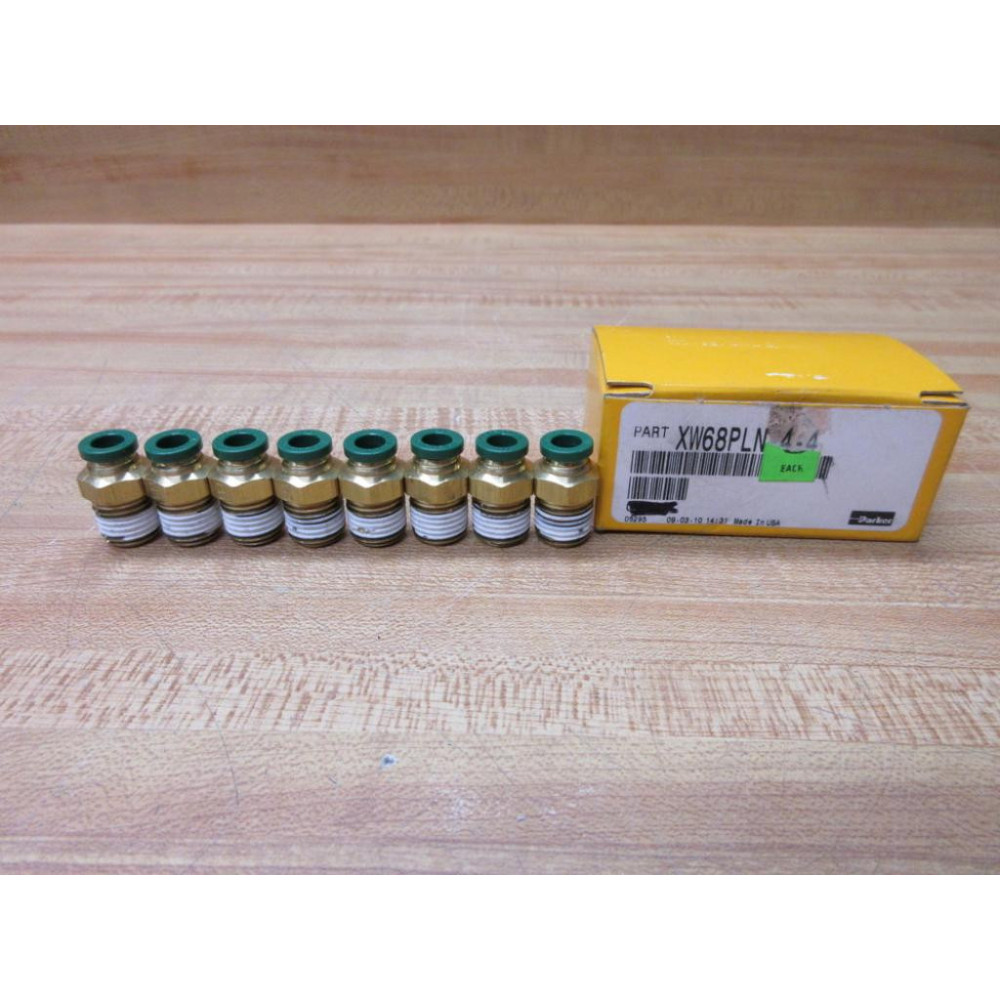 Parker XW68PLN-4-4 Prestolok Fitting W68PLN-4-4 (Pack of 8)