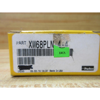 Parker XW68PLN-4-4 Prestolok Fitting W68PLN-4-4 (Pack of 8)