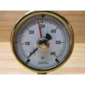 Noshok 25-300-600-PSI Pressure Gauge 25-300-600