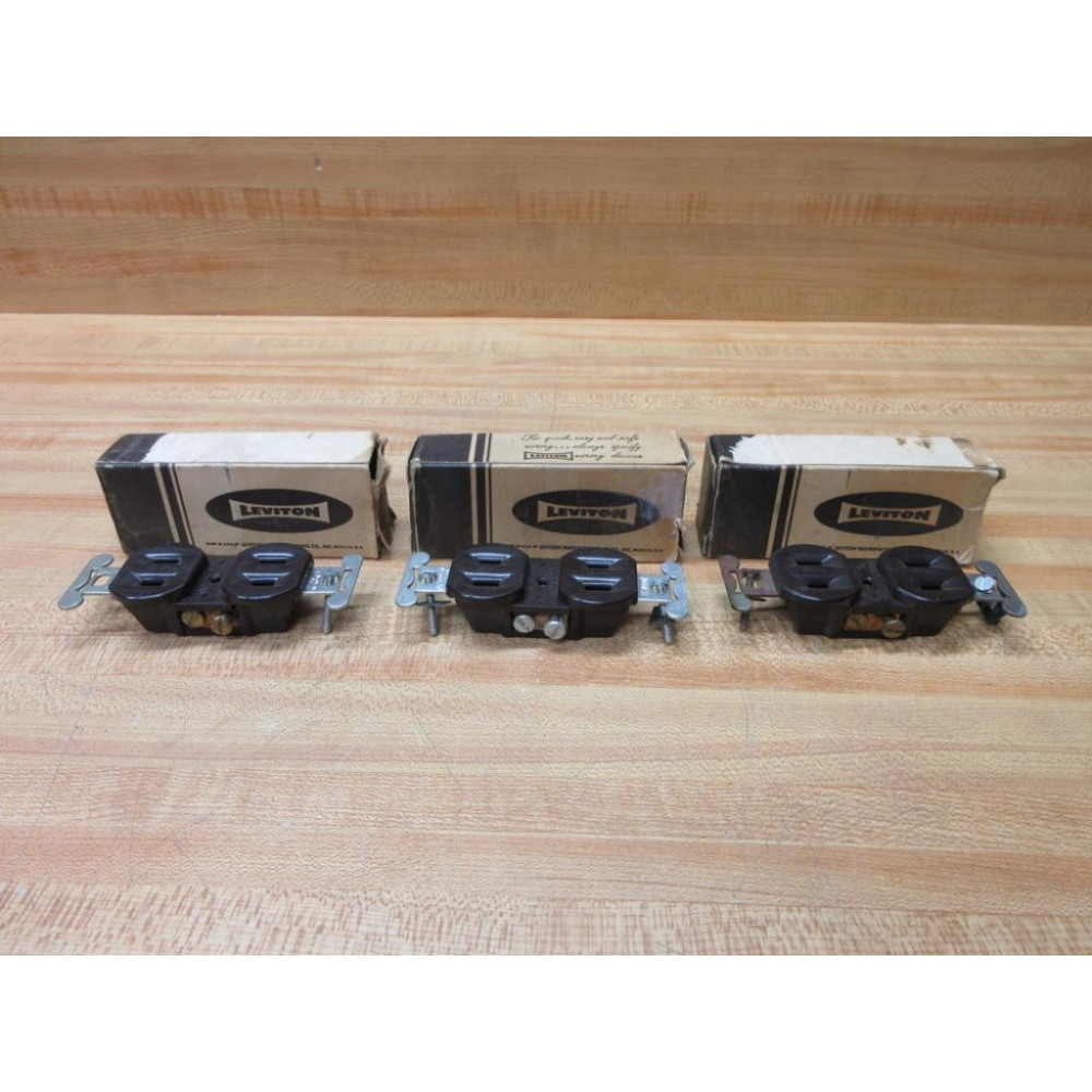 Leviton 238 Receptacle (Pack of 3)