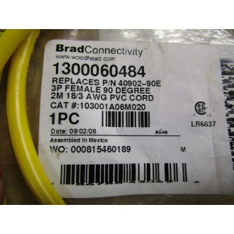 Woodhead 1300060484 Cable