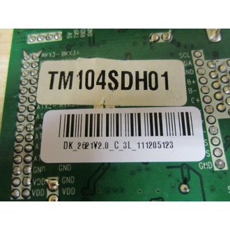 TM104SDH01 VGA Controller Board - Used