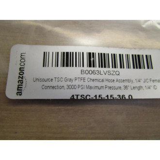 Unisource 4TSC-15-15-36 0 Chemical Hose Assembly