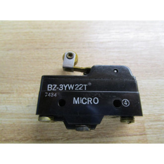 Micro Switch BZ-3YW22T Honeywell Limit Switch Roller Lever - New No Box