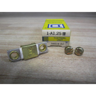 Square D A1.25 Overload Relay Heater Element A125 (Pack of 4)