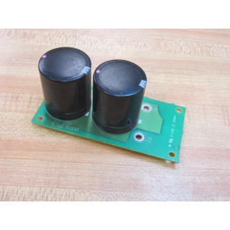 Yaskawa Electric DESIG3PCB AC Drive Capacitor Card 2 Capacitors - Used