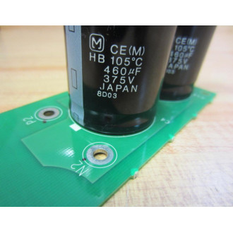 Yaskawa Electric DESIG3PCB AC Drive Capacitor Card 2 Capacitors - Used
