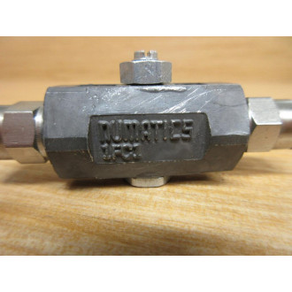 Numatics 1FC1 Flow Control Valve W Fittings - Used