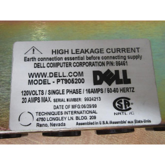 Dell PT905200 Power Distribution Unit - New No Box