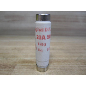 Trag 5SA2 7 Origonal DIAZED Fuse 5SA27 20A 500V (Pack of 12) - New No Box