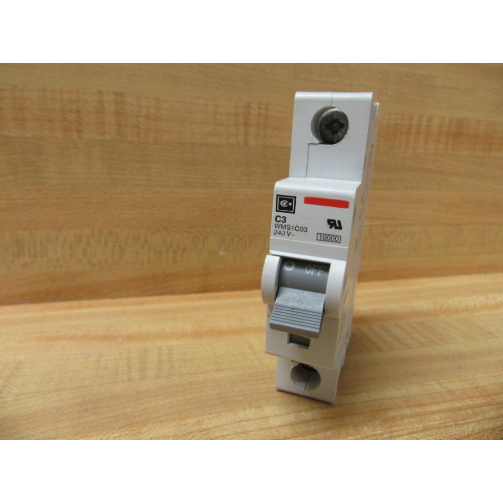 Cutler Hammer WMS1C03 Circuit Breaker 3A 1P - New No Box