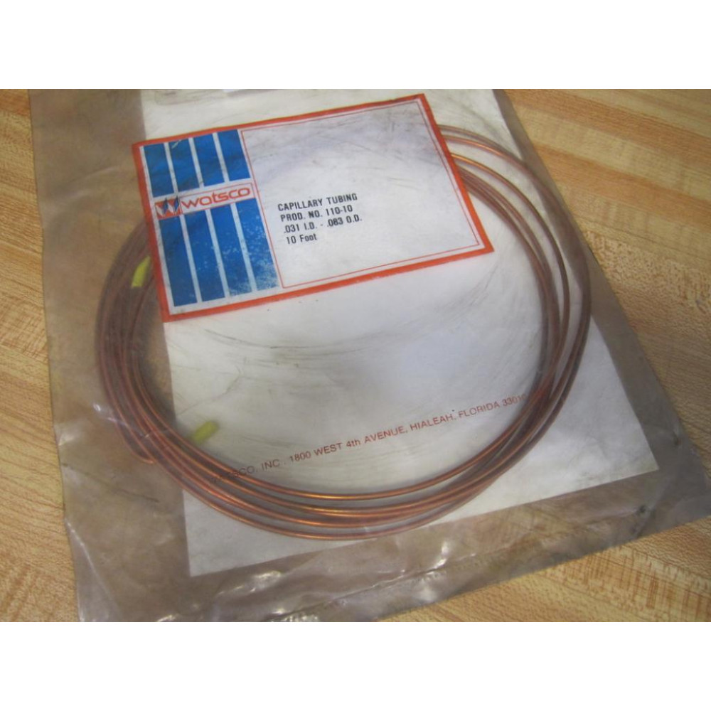 Watsco 110-10 Capillary Tubing 11010