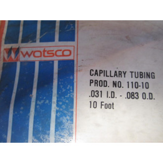 Watsco 110-10 Capillary Tubing 11010