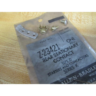 Allen Bradley Z-23421 Size 0 Rear Stationary Contact  Z23421