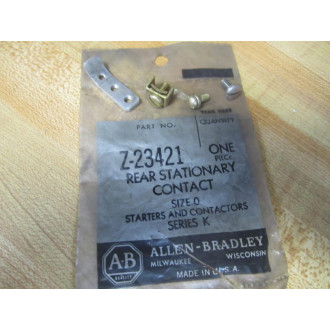 Allen Bradley Z-23421 Size 0 Rear Stationary Contact  Z23421