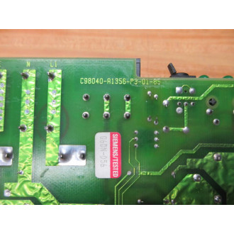 Siemens C98043-A1356-L3 Circuit Board C98040-A1356-P3-01-85 - Used