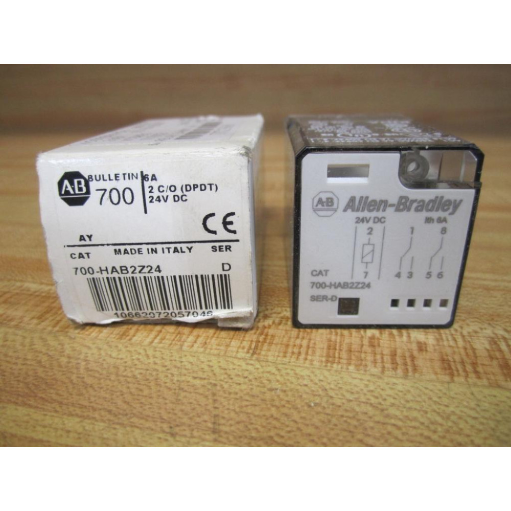 Allen Bradley 700-HAB2Z24 Relay 700HAB2Z24 Series D