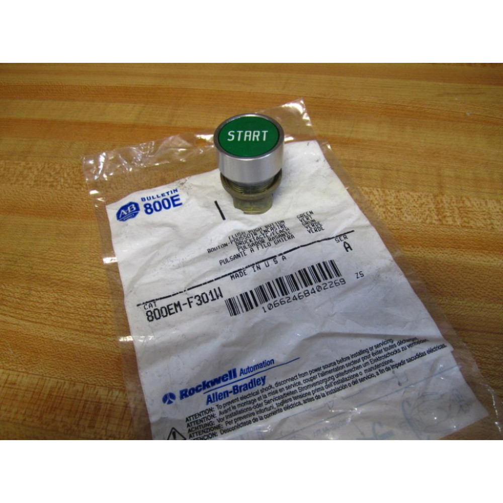 Allen Bradley 800EM-F301W (Start) Push Button 800EMF301W