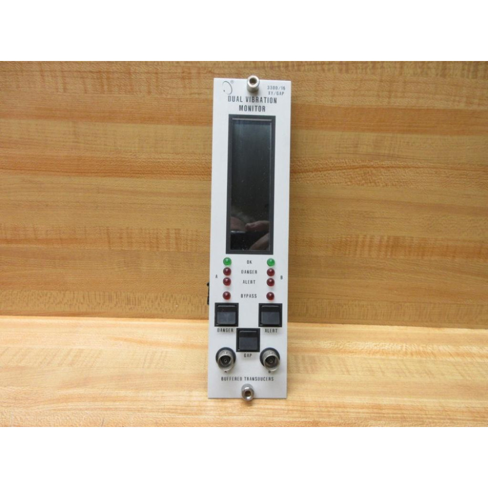 Bentley Navada 330016 XYGAP Dual Vibration Monitor 330016 - Used